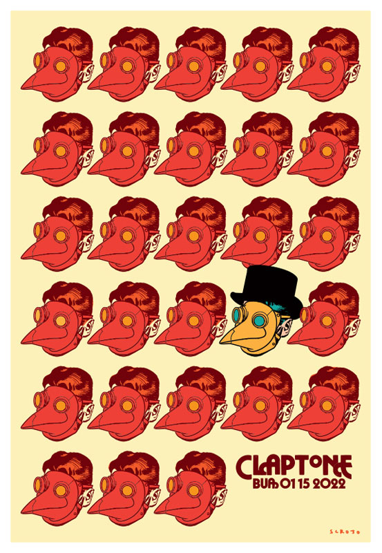 Scrojo Claptone Poster