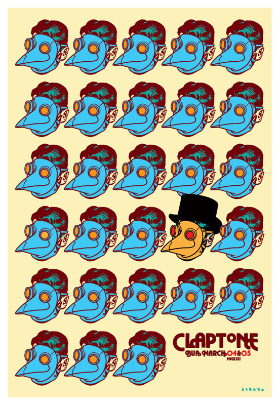 Scrojo Claptone Poster