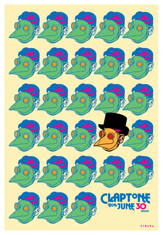 Scrojo Claptone Poster