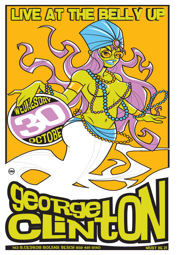 Scrojo George Clinton Poster