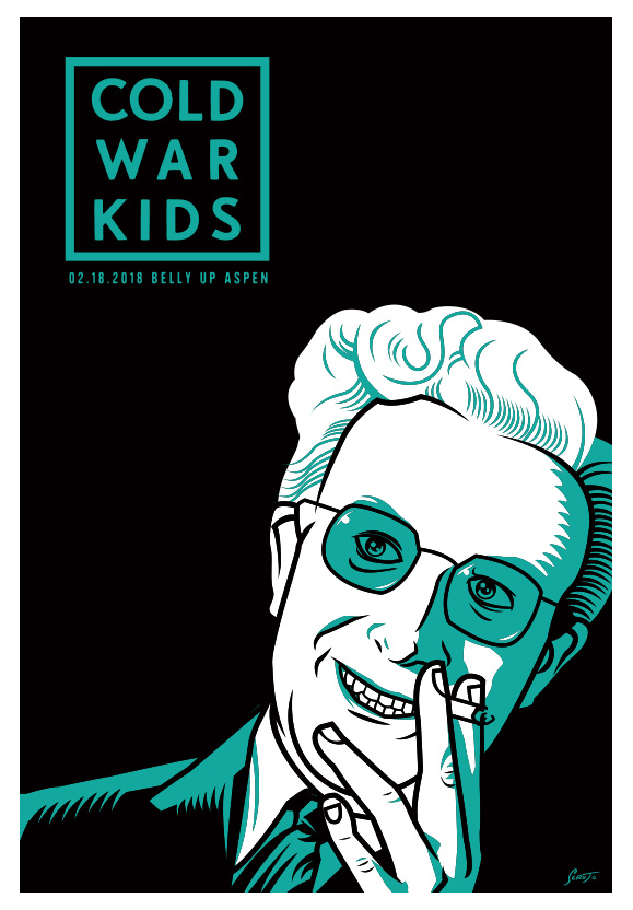 Scrojo Cold War Kids Poster