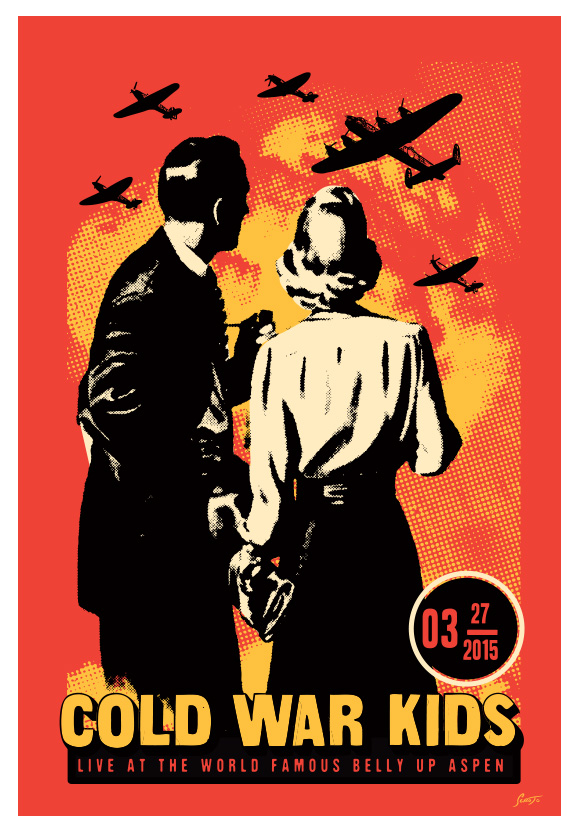 Scrojo Cold War Kids Poster