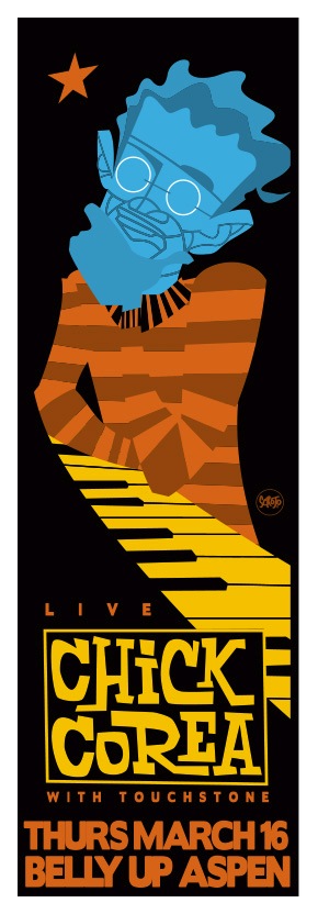 Scrojo Chick Corea Poster