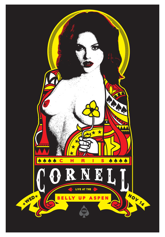 Scrojo Chris Cornell (of Soundgarden and Audioslave fame) Poster