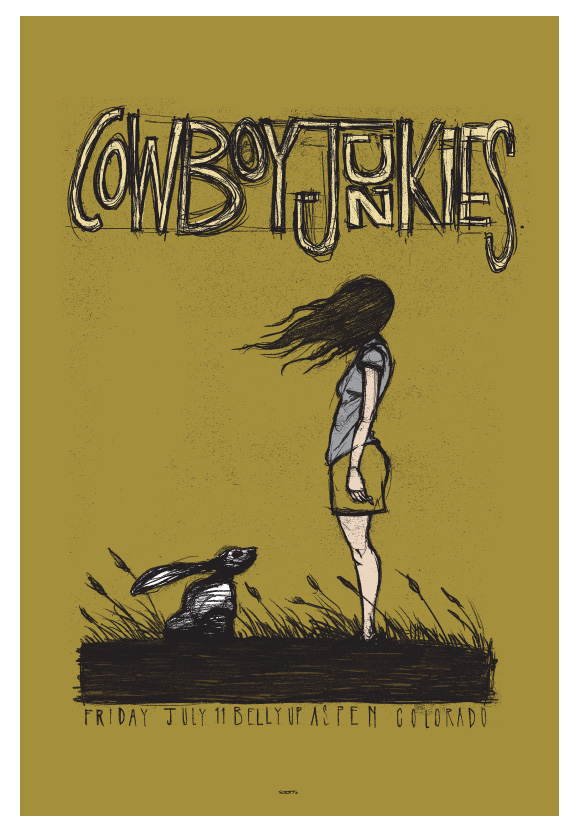 Scrojo Cowboy Junkies Poster