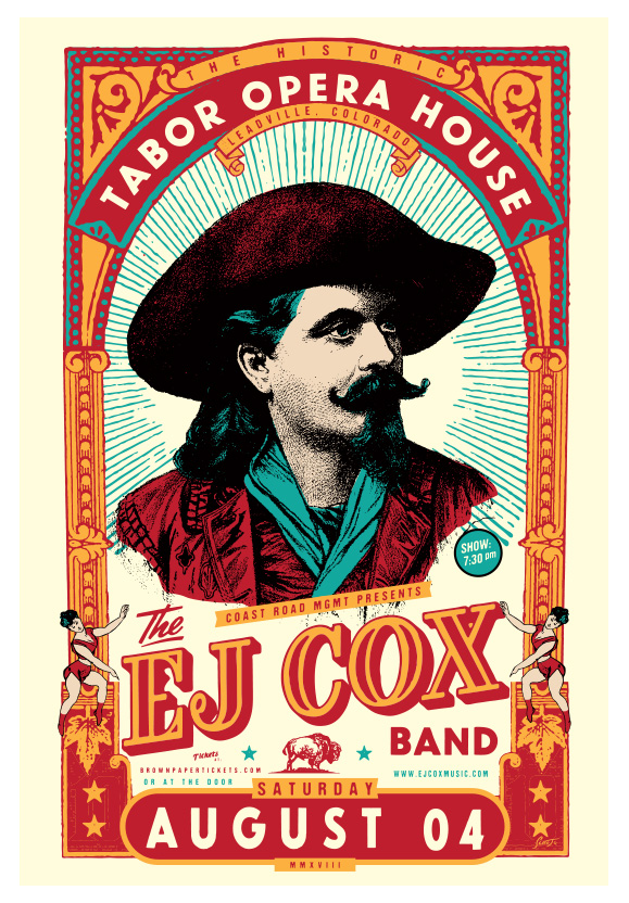 Scrojo The EJ Cox Band Poster