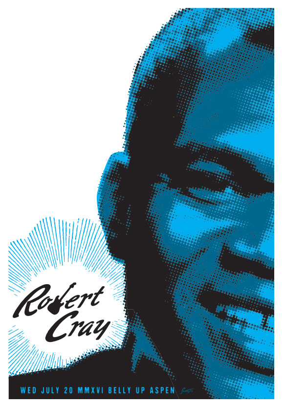 Scrojo Robert Cray Poster