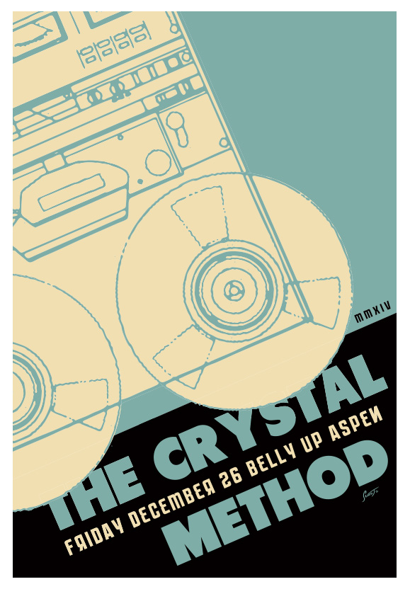 Scrojo The Crystal Method Poster