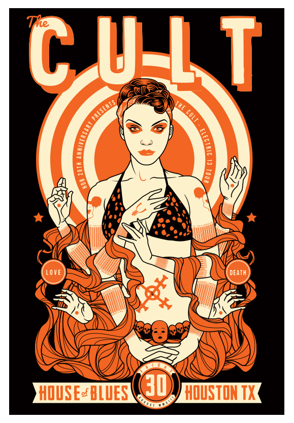 Scrojo The Cult Poster