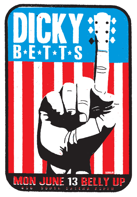 Scrojo Dickey Betts Poster