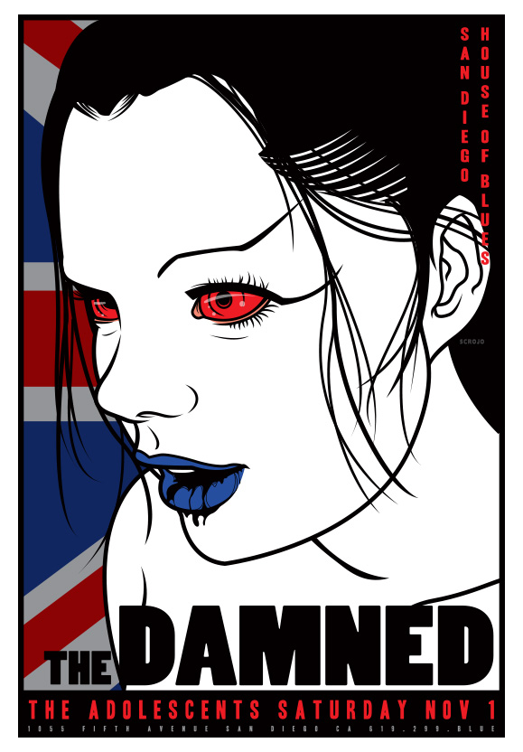 Scrojo The Damned Poster