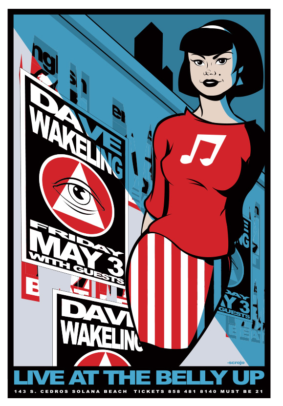 Scrojo Dave Wakeling Poster