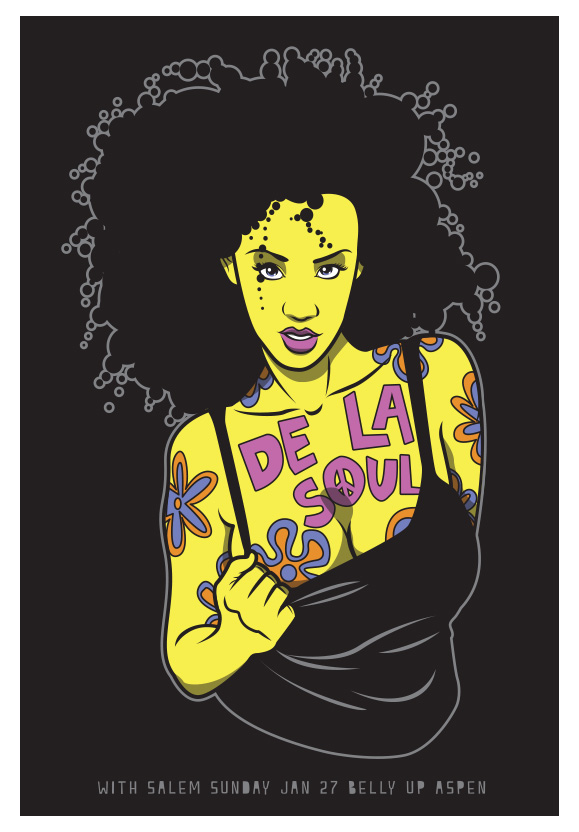 Scrojo De La Soul Poster