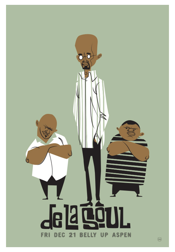 Scrojo De La Soul Poster