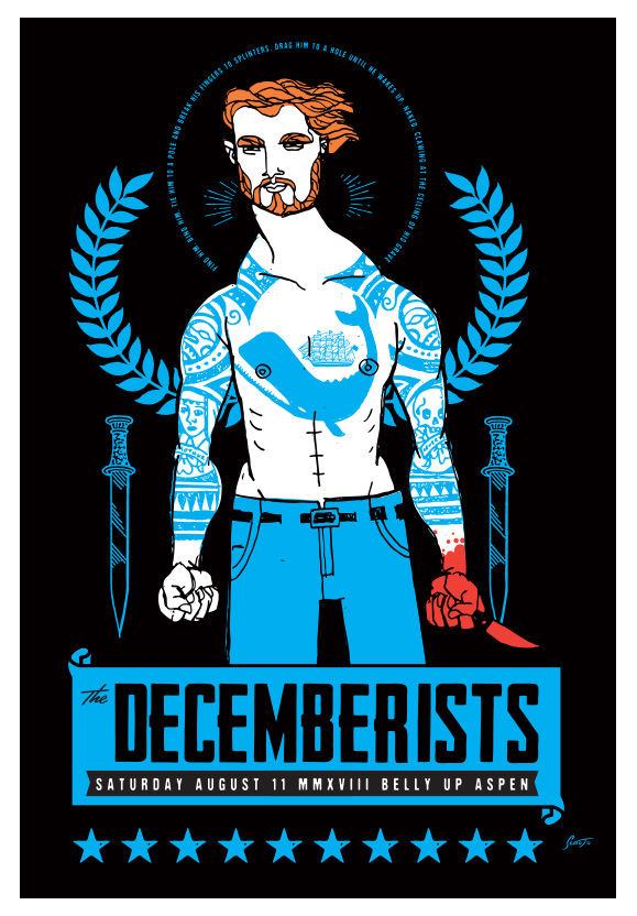 Scrojo The Decemberists Poster