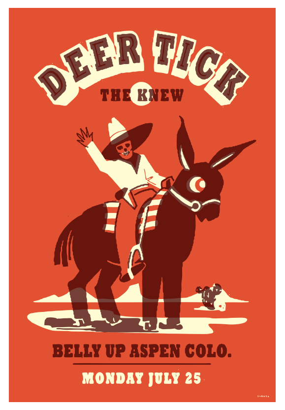 Scrojo Deer Tick Poster