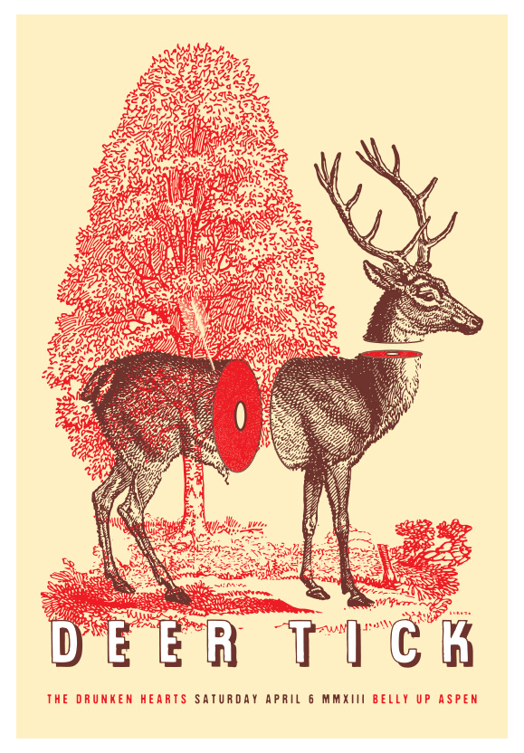 Scrojo Deer Tick Poster