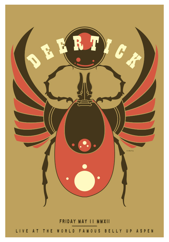 Scrojo Deer Tick Poster