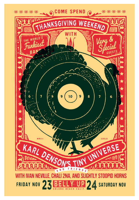 Scrojo Karl Denson's Tiny Universe Poster