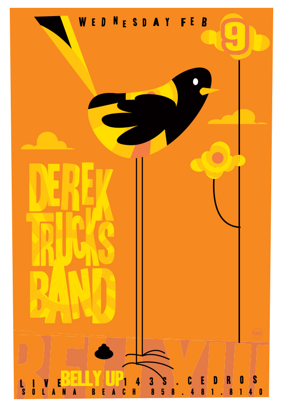Scrojo Derek Trucks Band Poster