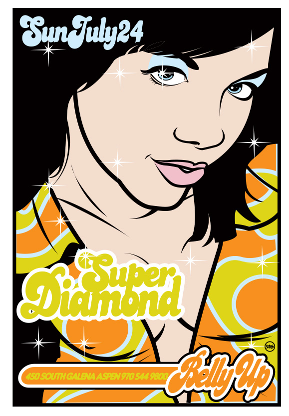 Scrojo Super Diamond Poster