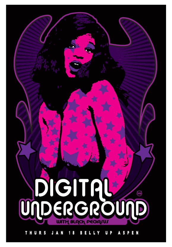 Scrojo Digital Underground Poster