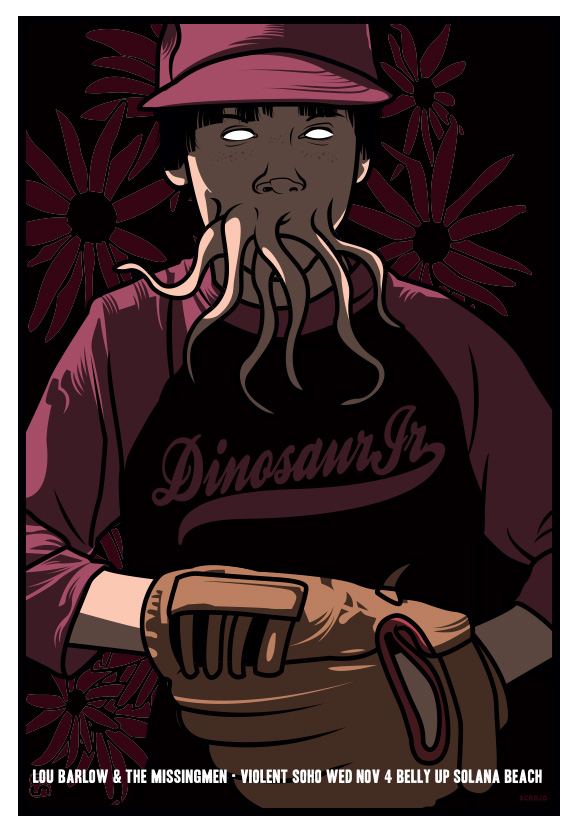 Scrojo Dinosaur Jr. Poster