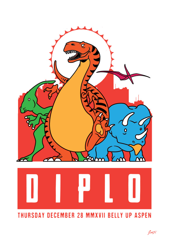 Scrojo Diplo Poster