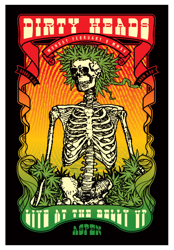 Scrojo Dirty Heads Poster