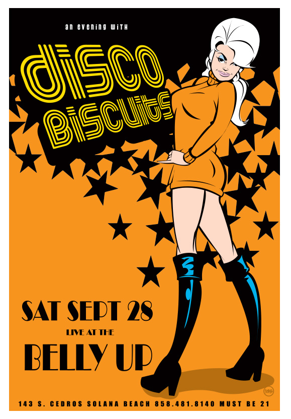 Scrojo Disco Biscuits Poster