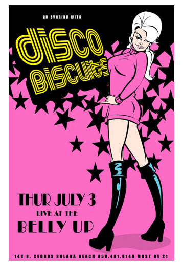 Scrojo Disco Biscuits Poster