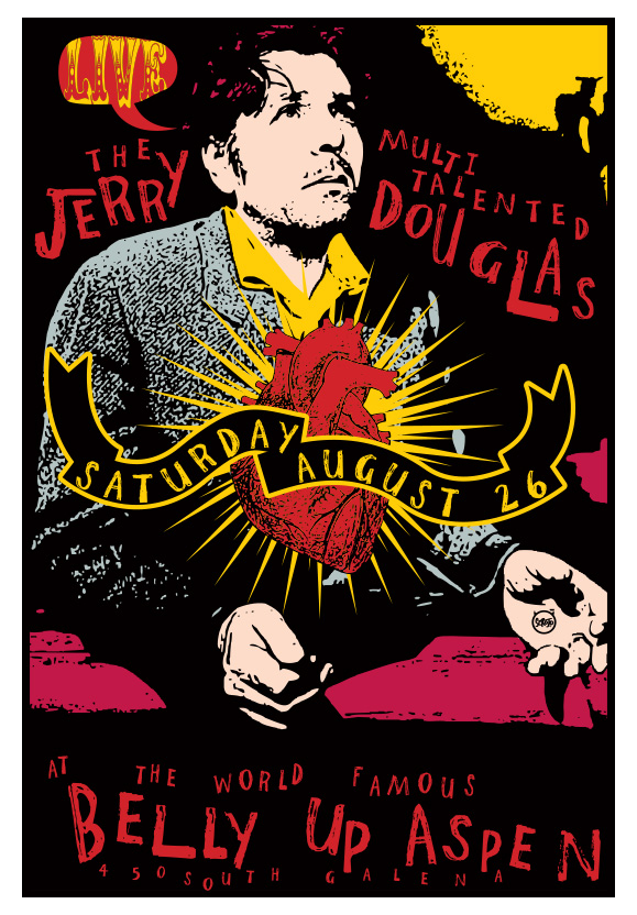 Scrojo Jerry Douglas Poster