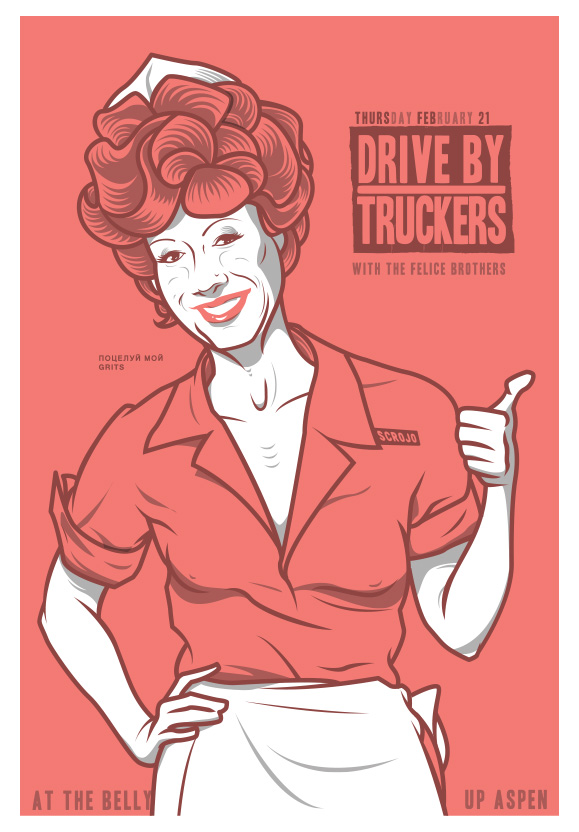 Scrojo Drive By Truckers Poster