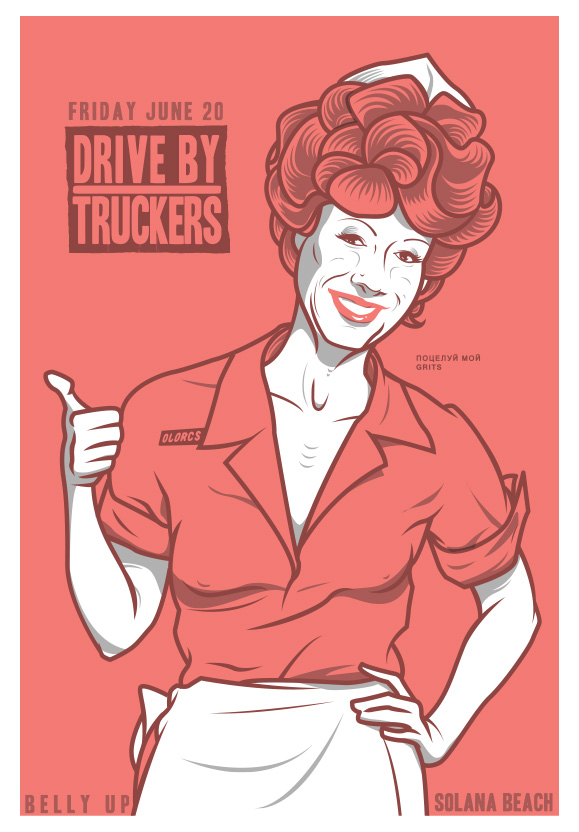 Scrojo Drive By Truckers Poster