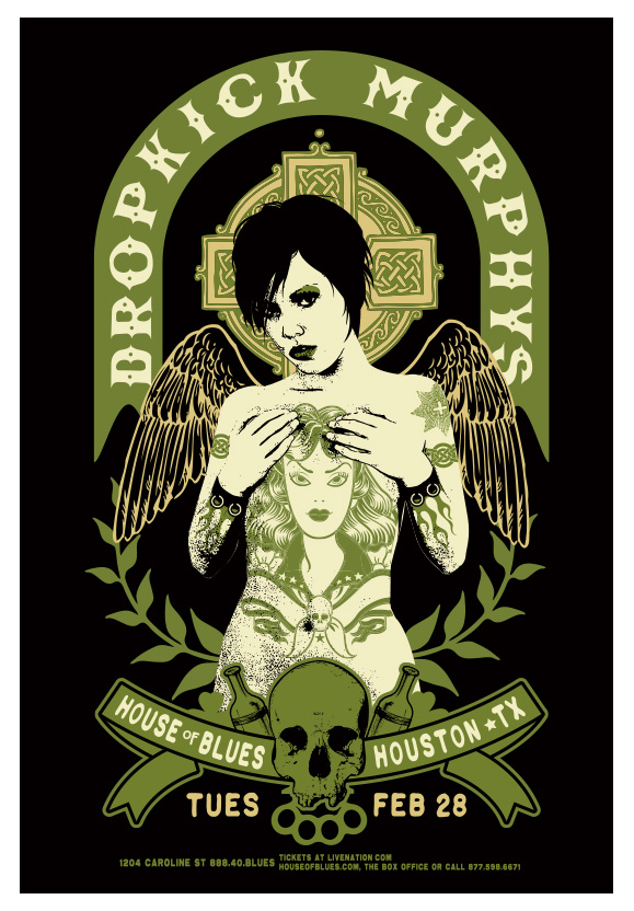 Scrojo Dropkick Murphys Poster