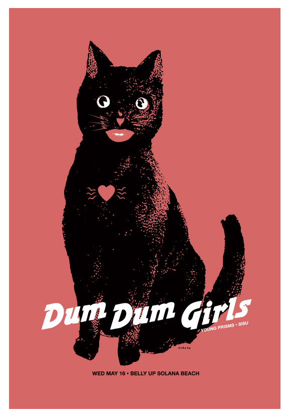 Scrojo Dum Dum Girls Poster