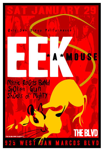 Scrojo Eek-a-Mouse Poster