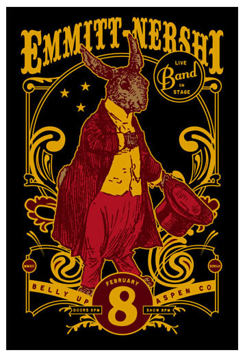 Scrojo Emmitt-Nershi Band Poster