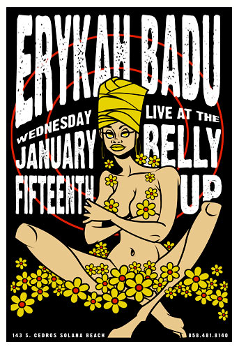 Scrojo Erykah Badu Poster