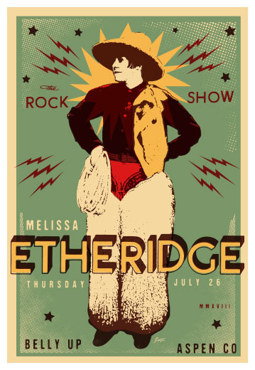 Scrojo Melissa Etheridge Poster