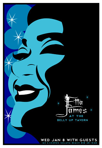 Scrojo Etta James Poster