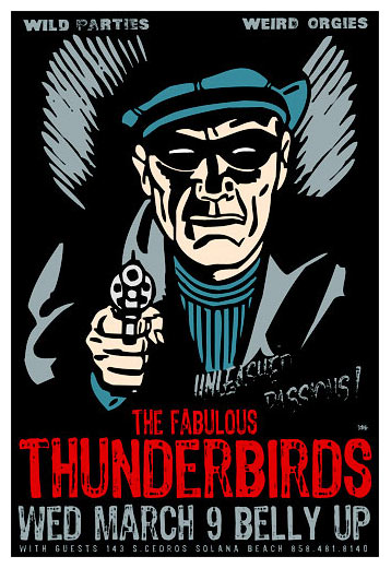 Scrojo The Fabulous Thunderbirds Poster