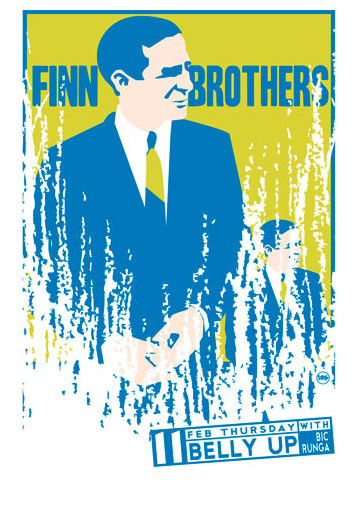 Scrojo Finn Brothers Poster