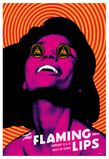 Scrojo The Flaming Lips Poster
