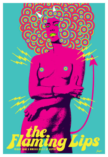 Scrojo The Flaming Lips Poster