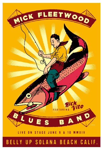 Scrojo Mick Fleetwood Blues Band Poster