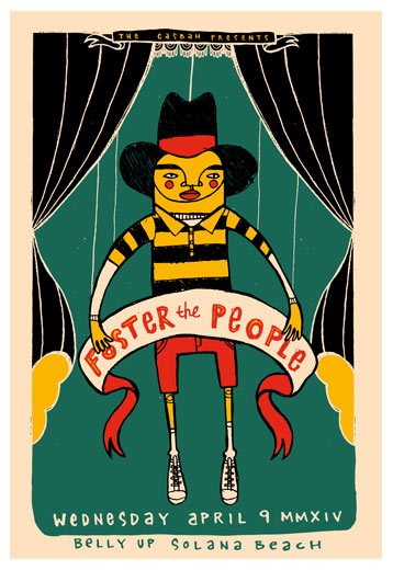 Scrojo Foster the People Poster