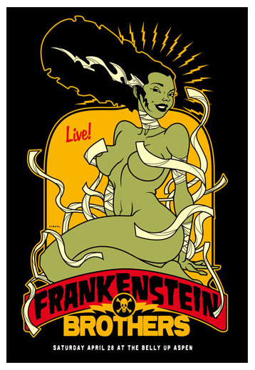 Scrojo Frankenstein Brothers Poster