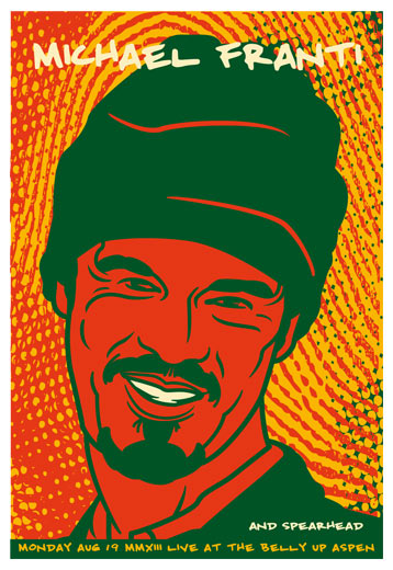 Scrojo Michael Franti and Spearhead Poster