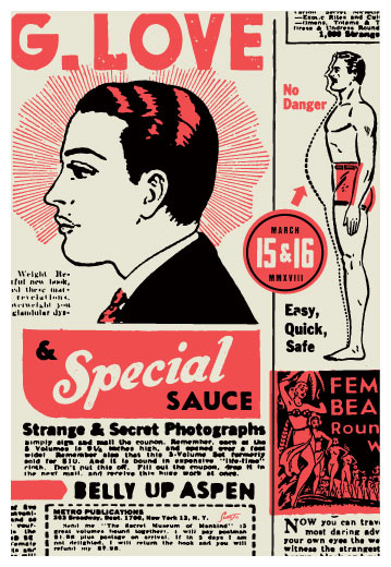 Scrojo G. Love and Special Sauce Poster